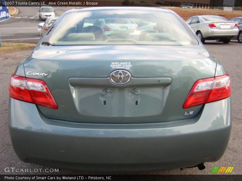 Aloe Green Metallic / Bisque 2007 Toyota Camry LE