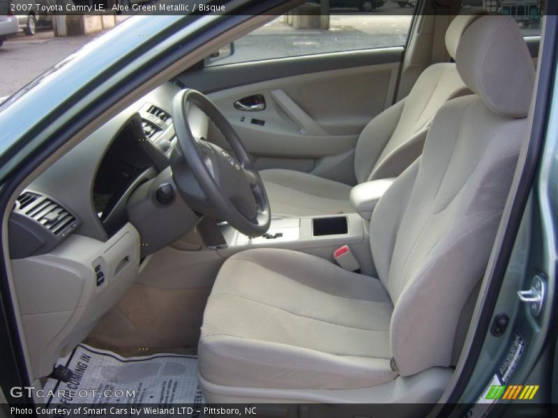 Aloe Green Metallic / Bisque 2007 Toyota Camry LE