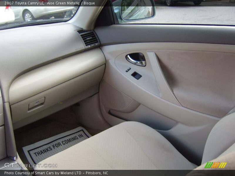 Aloe Green Metallic / Bisque 2007 Toyota Camry LE