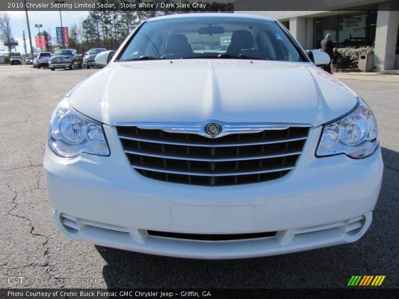 Stone White / Dark Slate Gray 2010 Chrysler Sebring Limited Sedan