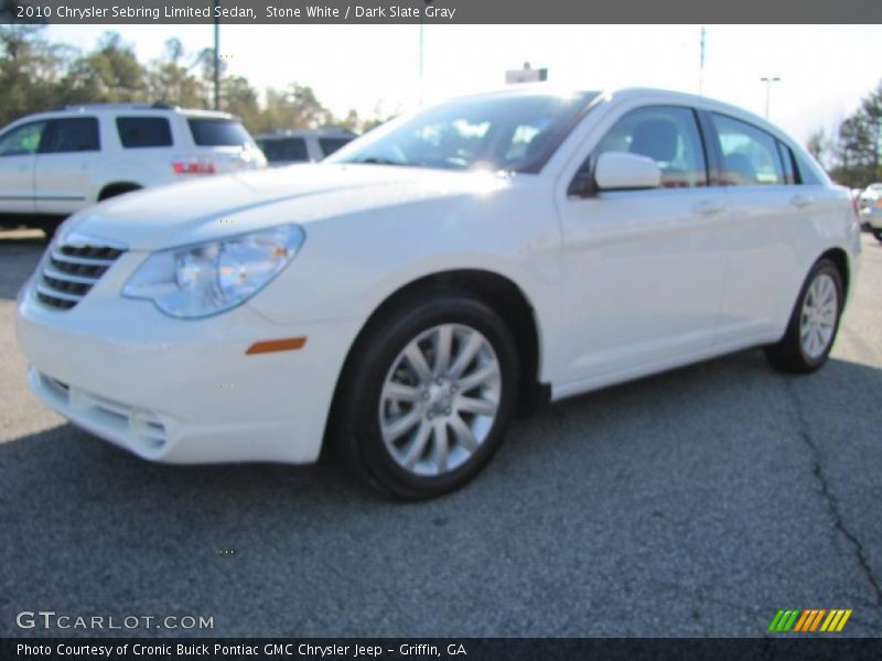 Stone White / Dark Slate Gray 2010 Chrysler Sebring Limited Sedan