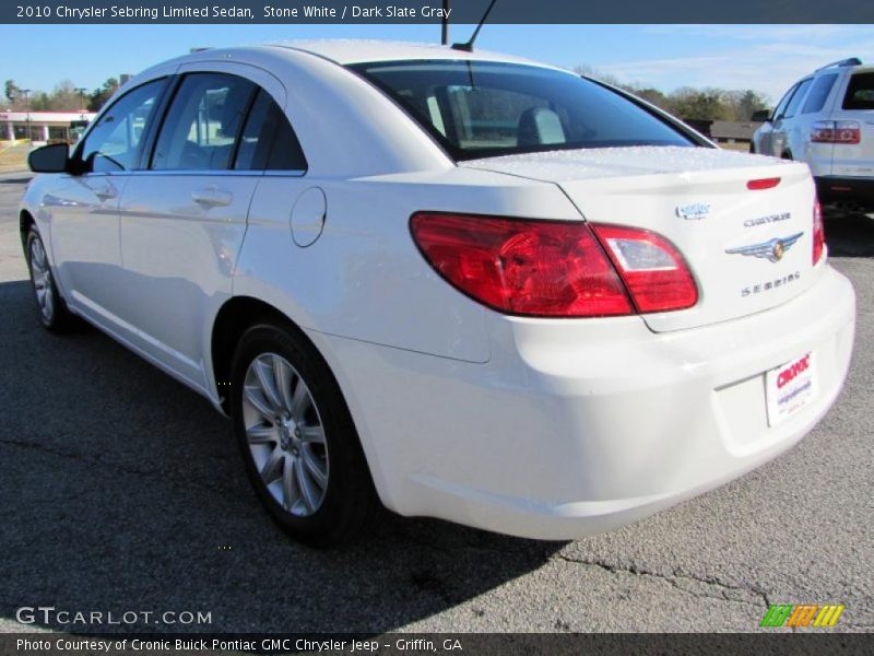 Stone White / Dark Slate Gray 2010 Chrysler Sebring Limited Sedan