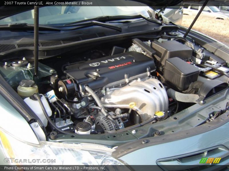 Aloe Green Metallic / Bisque 2007 Toyota Camry LE