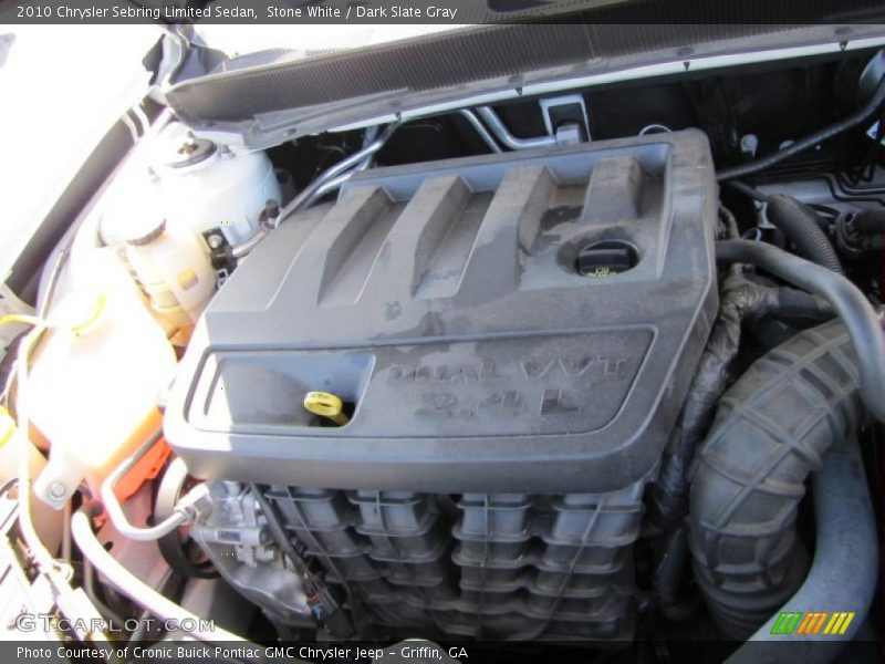 Stone White / Dark Slate Gray 2010 Chrysler Sebring Limited Sedan