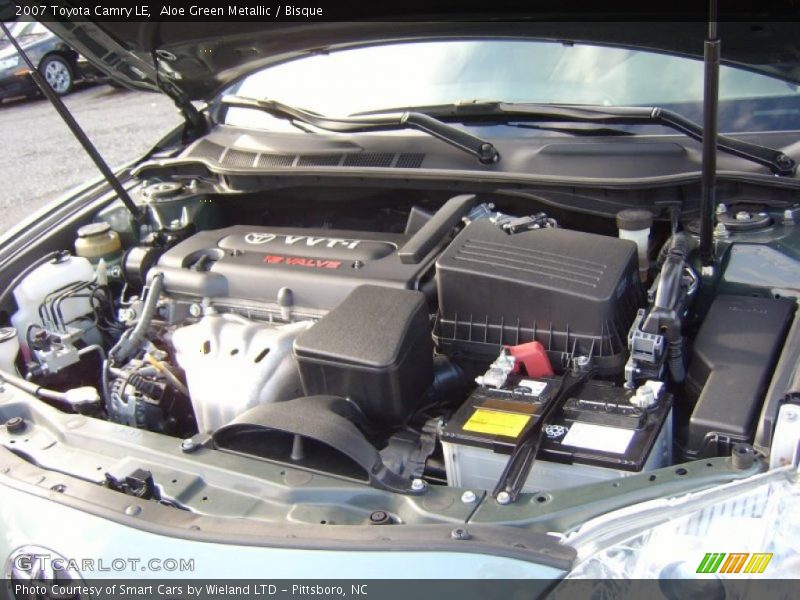 Aloe Green Metallic / Bisque 2007 Toyota Camry LE