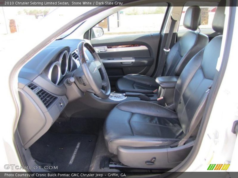 Stone White / Dark Slate Gray 2010 Chrysler Sebring Limited Sedan