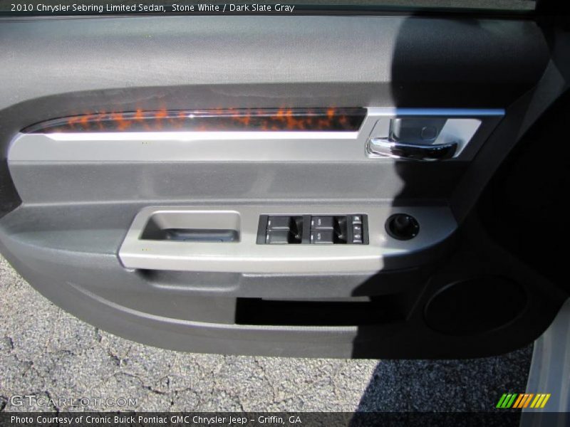 Stone White / Dark Slate Gray 2010 Chrysler Sebring Limited Sedan