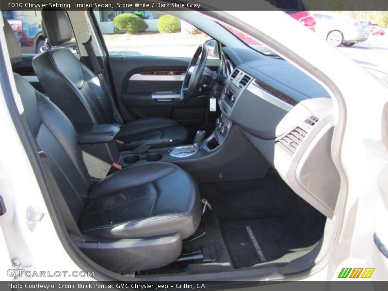 Stone White / Dark Slate Gray 2010 Chrysler Sebring Limited Sedan