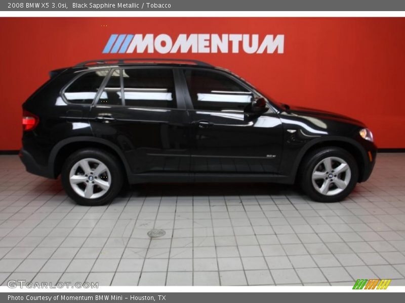 Black Sapphire Metallic / Tobacco 2008 BMW X5 3.0si