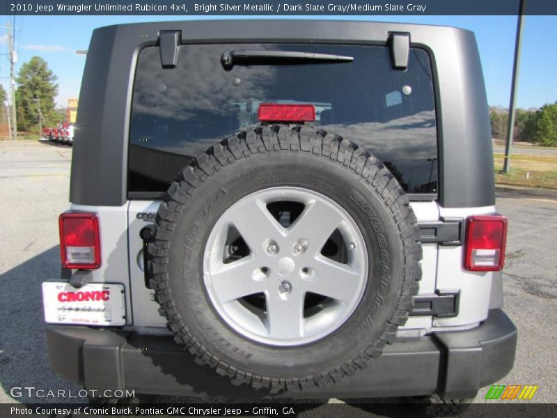 Bright Silver Metallic / Dark Slate Gray/Medium Slate Gray 2010 Jeep Wrangler Unlimited Rubicon 4x4