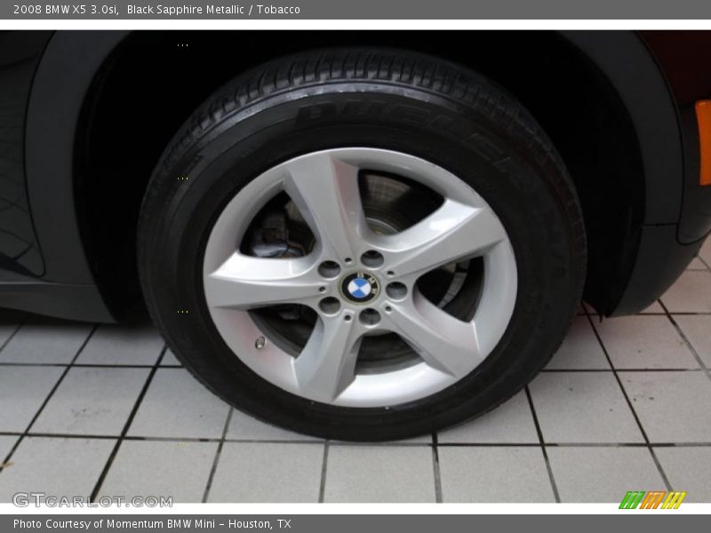 Black Sapphire Metallic / Tobacco 2008 BMW X5 3.0si