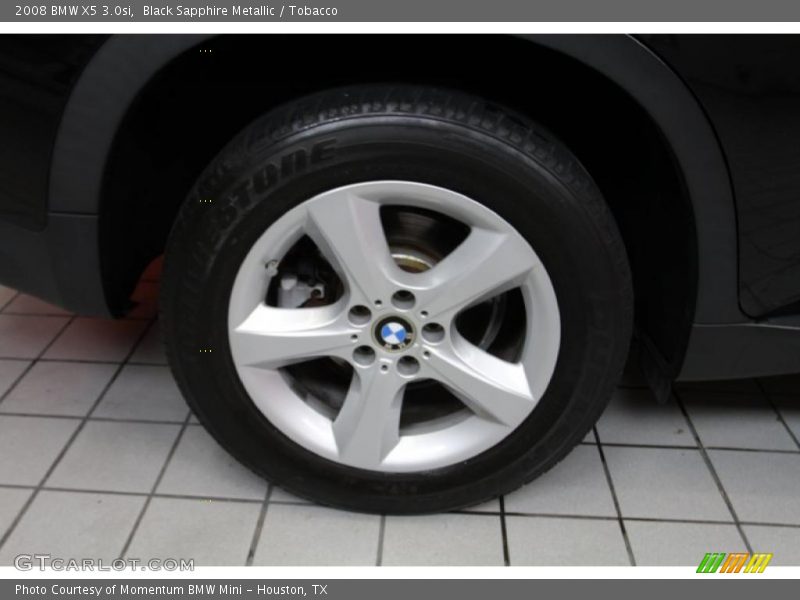 Black Sapphire Metallic / Tobacco 2008 BMW X5 3.0si