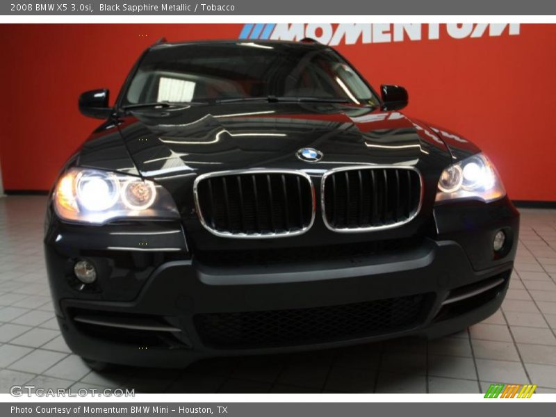 Black Sapphire Metallic / Tobacco 2008 BMW X5 3.0si