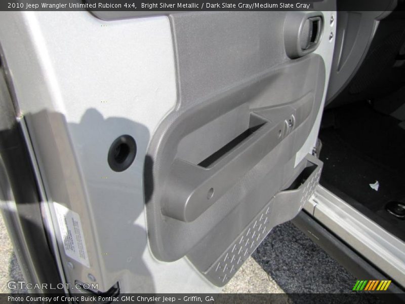 Bright Silver Metallic / Dark Slate Gray/Medium Slate Gray 2010 Jeep Wrangler Unlimited Rubicon 4x4