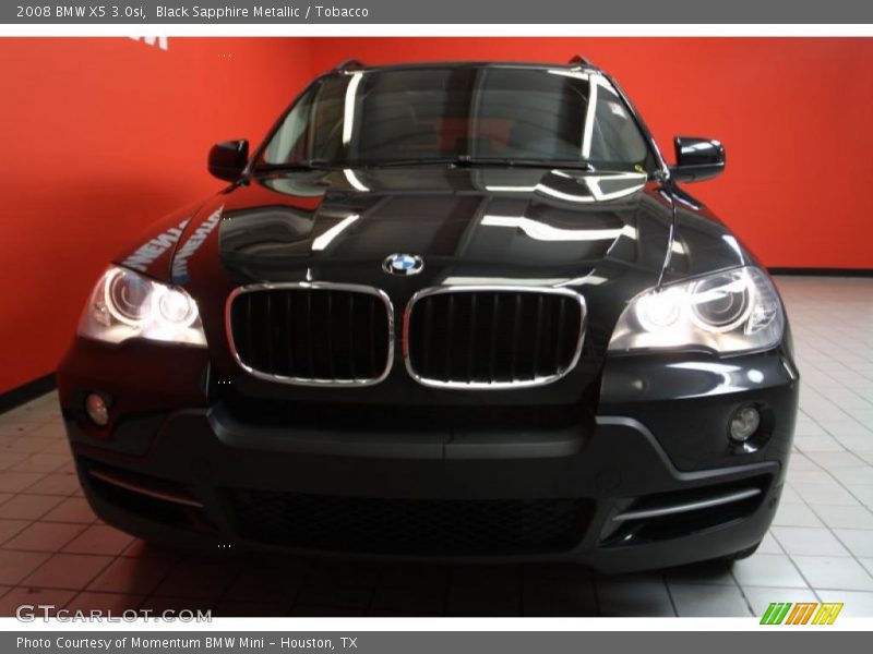 Black Sapphire Metallic / Tobacco 2008 BMW X5 3.0si