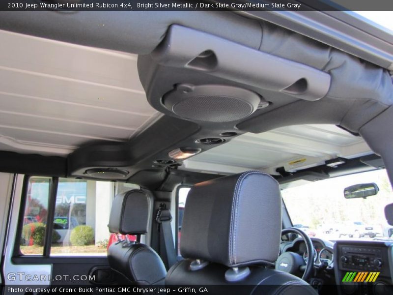 Bright Silver Metallic / Dark Slate Gray/Medium Slate Gray 2010 Jeep Wrangler Unlimited Rubicon 4x4