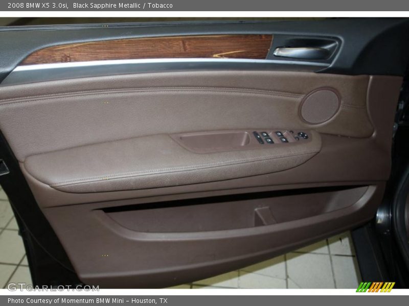 Black Sapphire Metallic / Tobacco 2008 BMW X5 3.0si