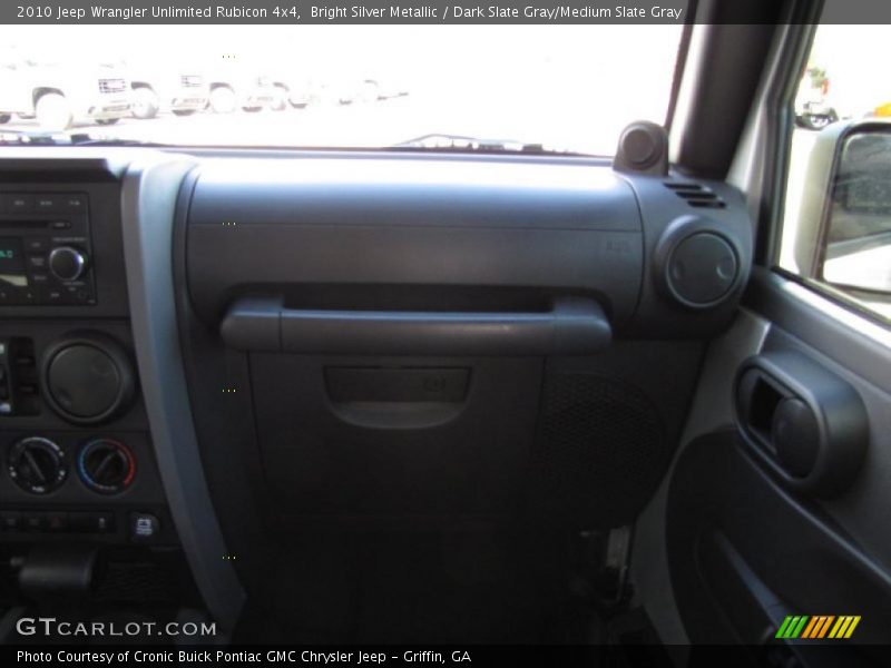 Bright Silver Metallic / Dark Slate Gray/Medium Slate Gray 2010 Jeep Wrangler Unlimited Rubicon 4x4