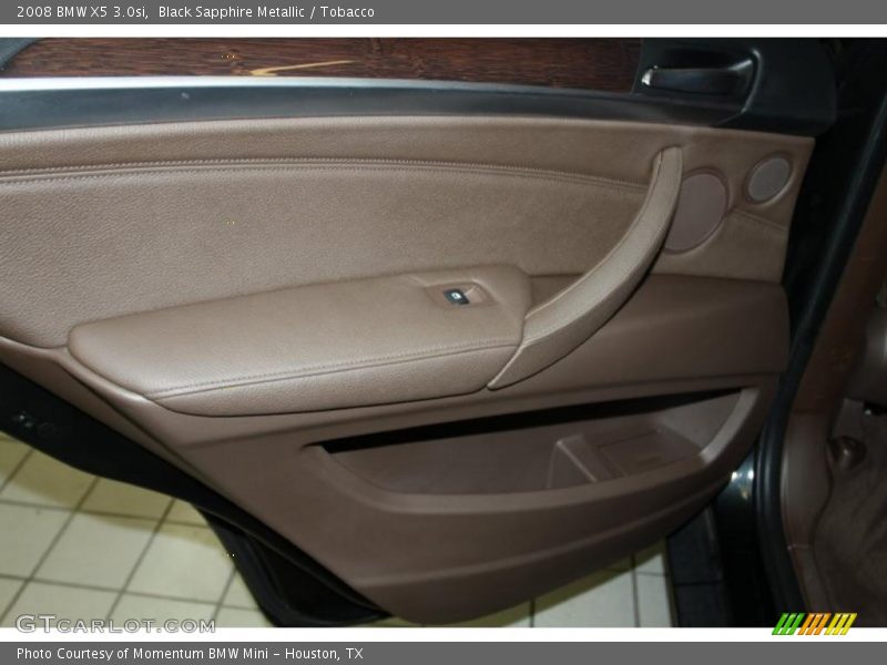 Black Sapphire Metallic / Tobacco 2008 BMW X5 3.0si