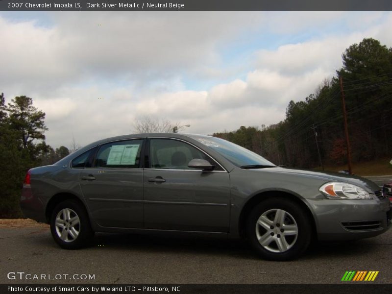 Dark Silver Metallic / Neutral Beige 2007 Chevrolet Impala LS