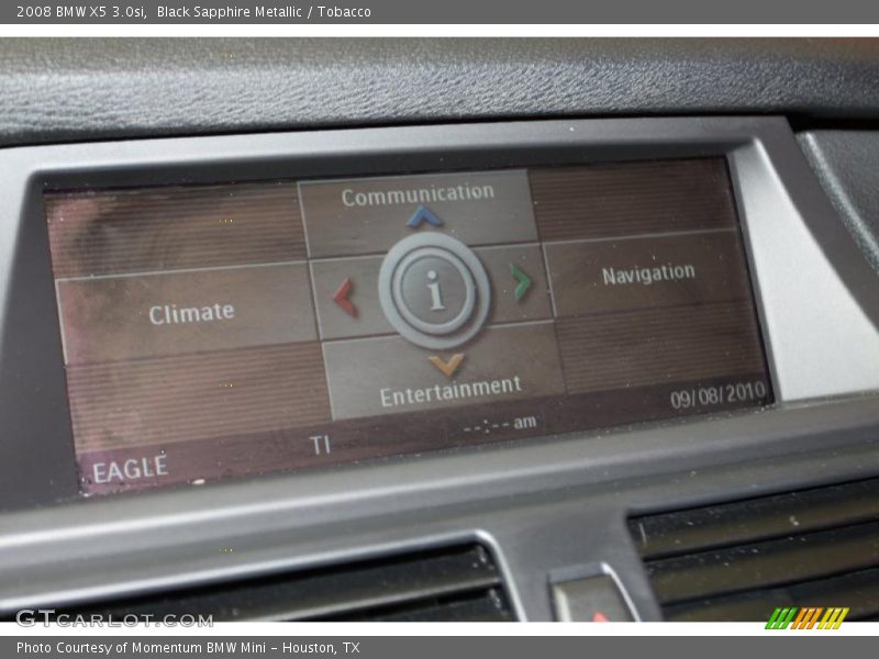 Black Sapphire Metallic / Tobacco 2008 BMW X5 3.0si