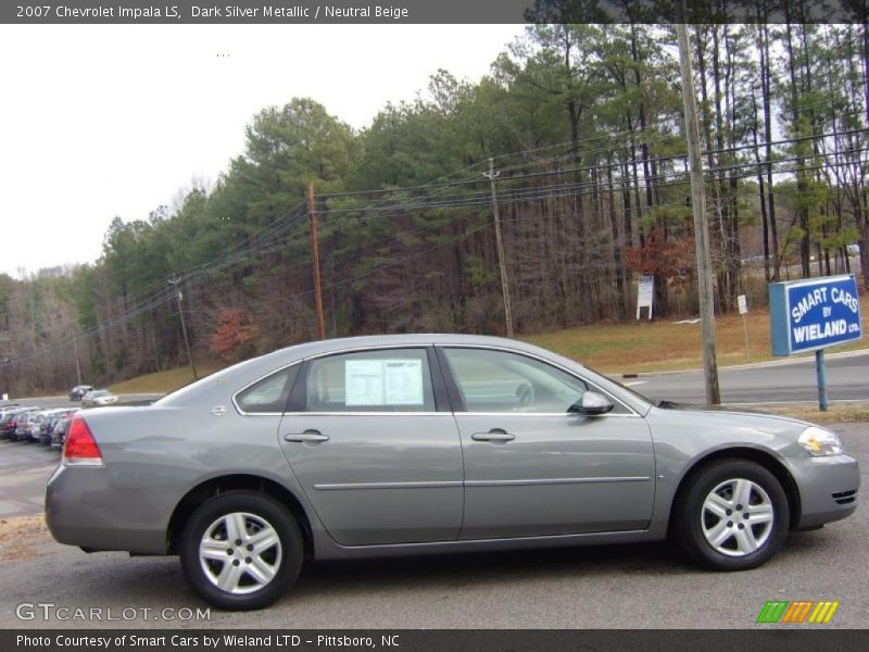 Dark Silver Metallic / Neutral Beige 2007 Chevrolet Impala LS