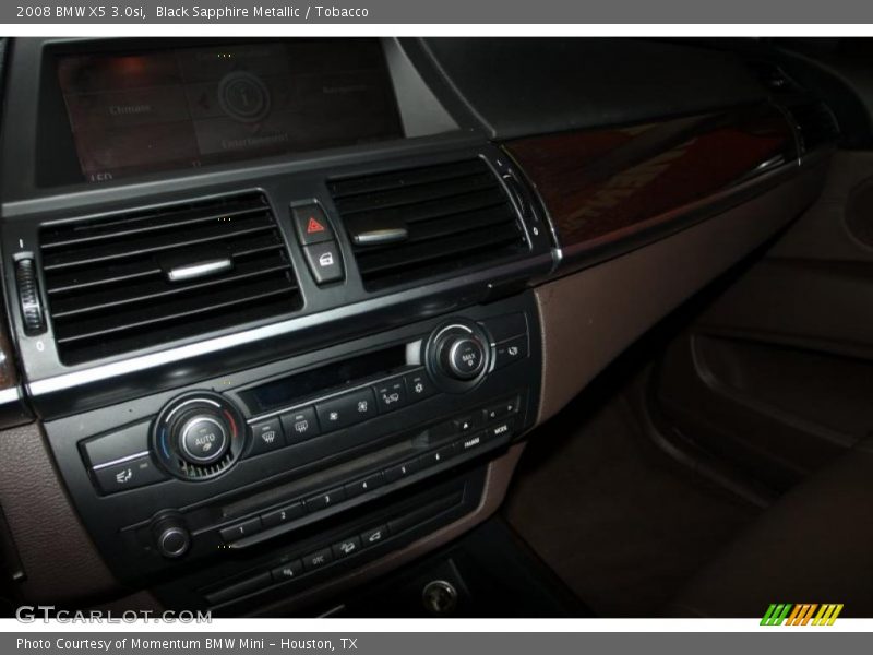 Black Sapphire Metallic / Tobacco 2008 BMW X5 3.0si