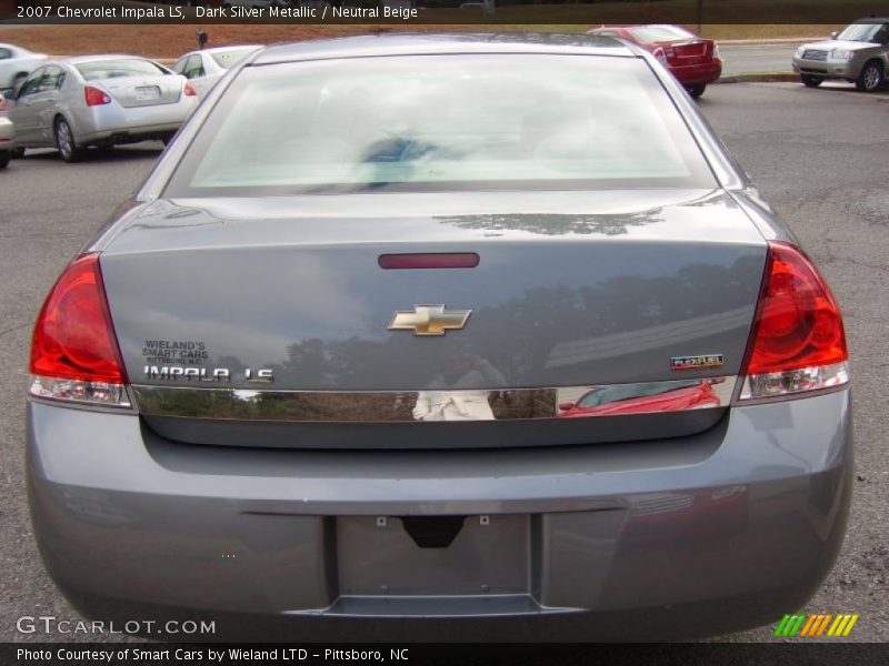Dark Silver Metallic / Neutral Beige 2007 Chevrolet Impala LS