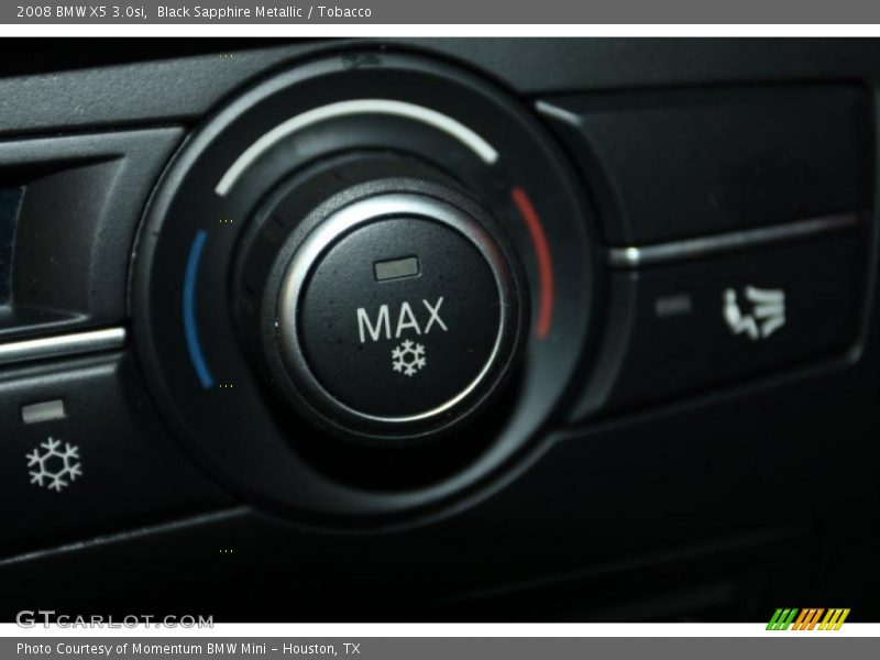 Black Sapphire Metallic / Tobacco 2008 BMW X5 3.0si