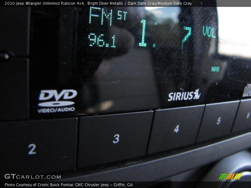 Bright Silver Metallic / Dark Slate Gray/Medium Slate Gray 2010 Jeep Wrangler Unlimited Rubicon 4x4