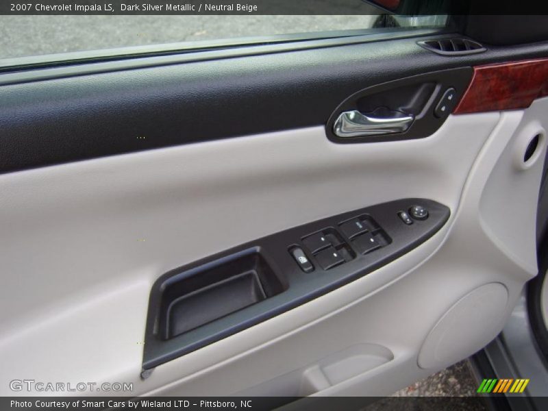 Dark Silver Metallic / Neutral Beige 2007 Chevrolet Impala LS