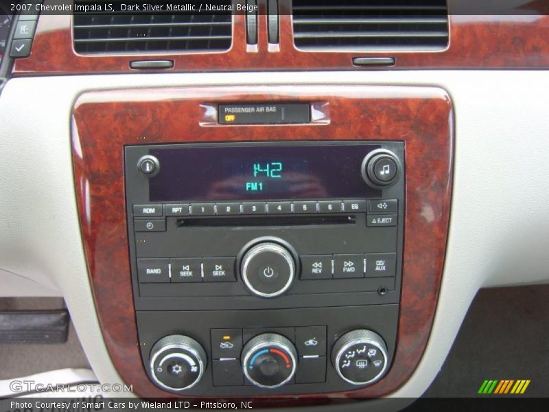 Dark Silver Metallic / Neutral Beige 2007 Chevrolet Impala LS