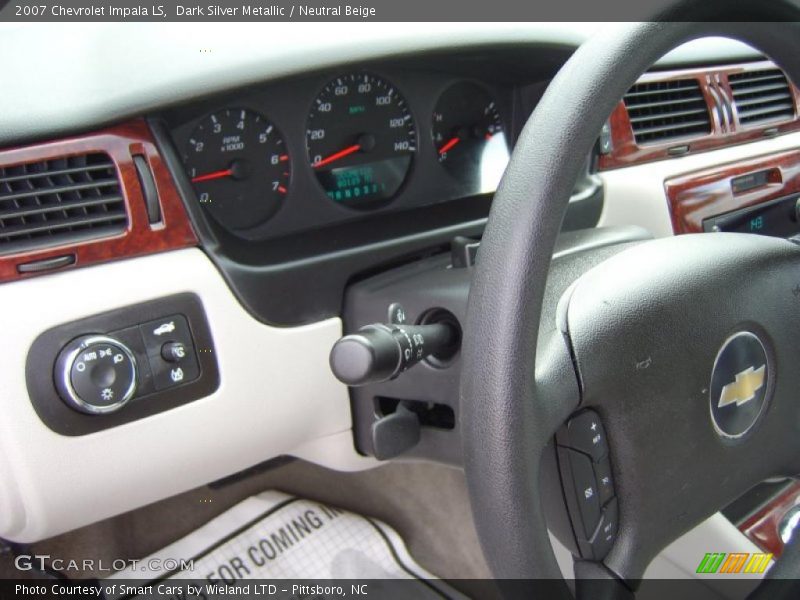 Dark Silver Metallic / Neutral Beige 2007 Chevrolet Impala LS