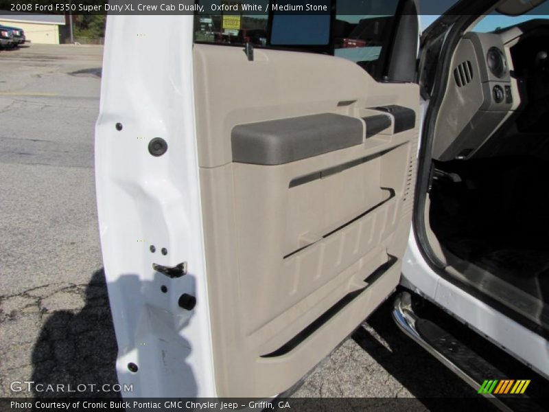 Oxford White / Medium Stone 2008 Ford F350 Super Duty XL Crew Cab Dually