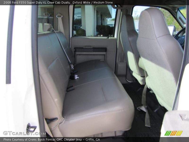 Oxford White / Medium Stone 2008 Ford F350 Super Duty XL Crew Cab Dually