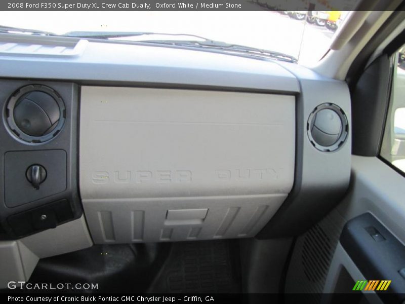 Oxford White / Medium Stone 2008 Ford F350 Super Duty XL Crew Cab Dually