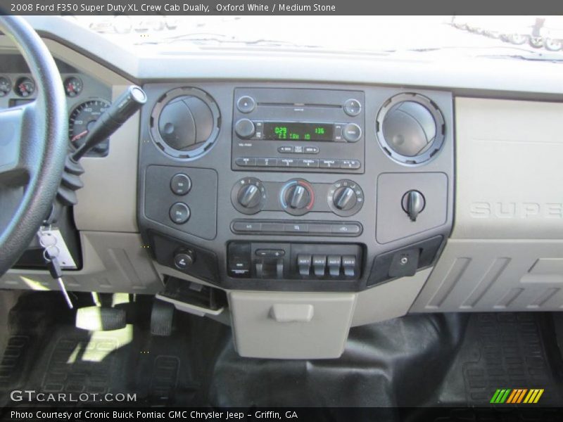 Oxford White / Medium Stone 2008 Ford F350 Super Duty XL Crew Cab Dually