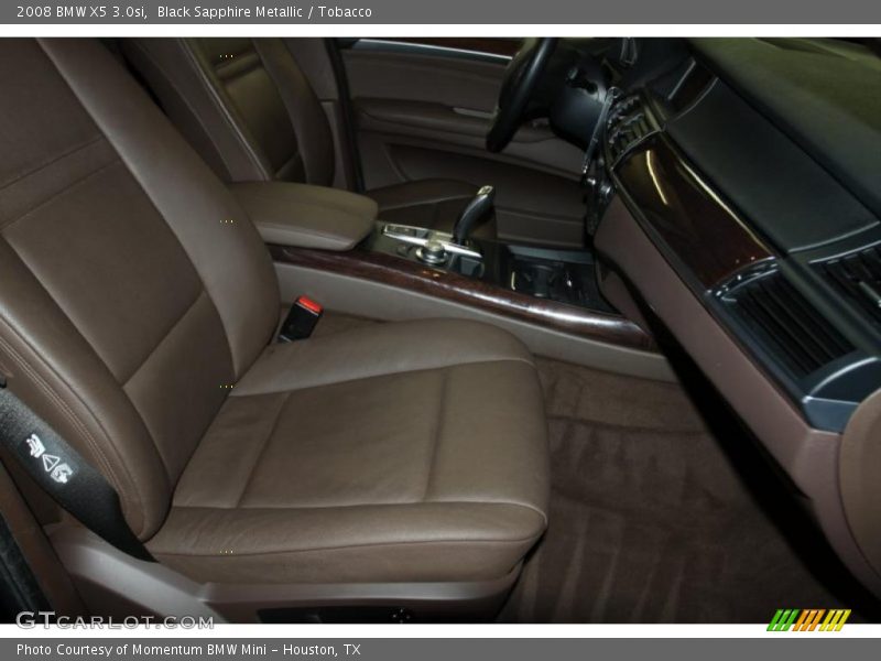 Black Sapphire Metallic / Tobacco 2008 BMW X5 3.0si