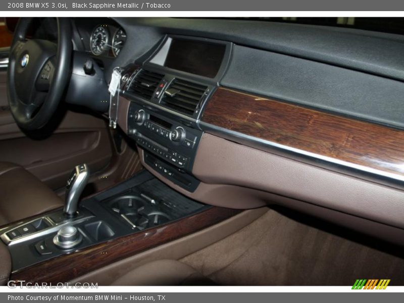 Black Sapphire Metallic / Tobacco 2008 BMW X5 3.0si