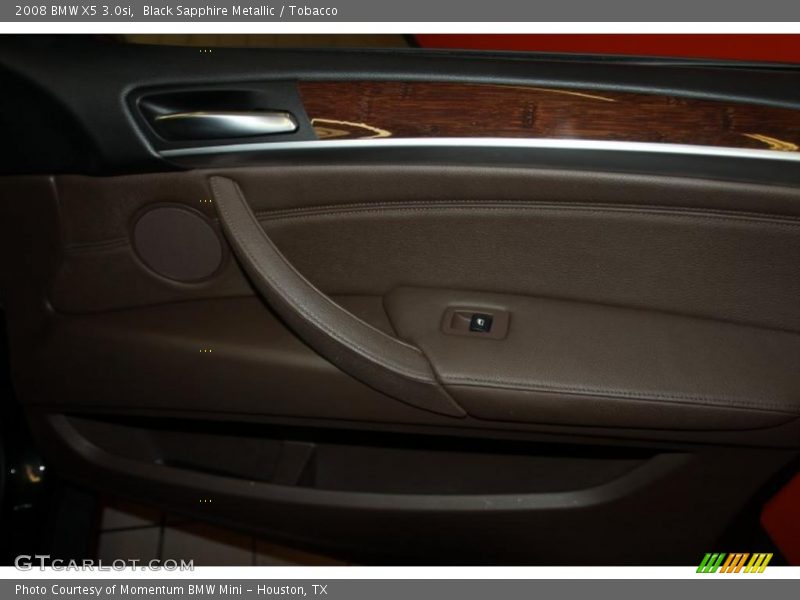 Black Sapphire Metallic / Tobacco 2008 BMW X5 3.0si