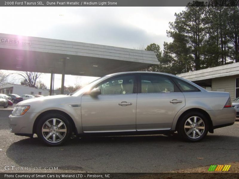 Dune Pearl Metallic / Medium Light Stone 2008 Ford Taurus SEL