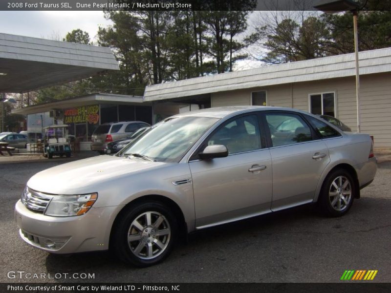 Dune Pearl Metallic / Medium Light Stone 2008 Ford Taurus SEL