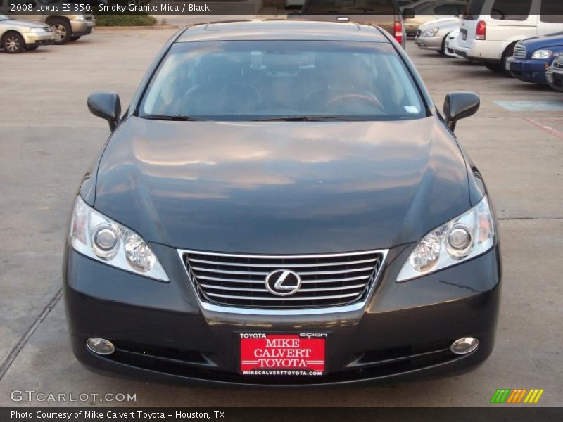 Smoky Granite Mica / Black 2008 Lexus ES 350