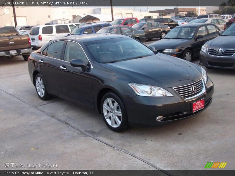 Smoky Granite Mica / Black 2008 Lexus ES 350