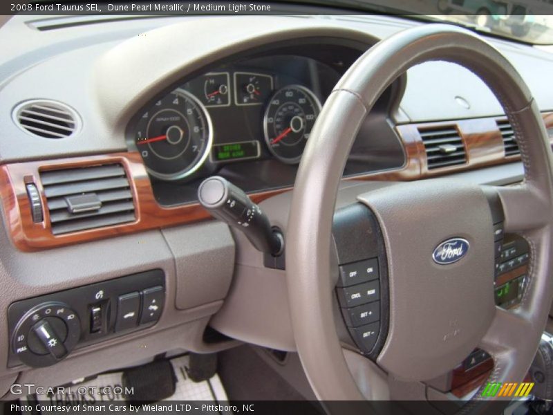 Dune Pearl Metallic / Medium Light Stone 2008 Ford Taurus SEL