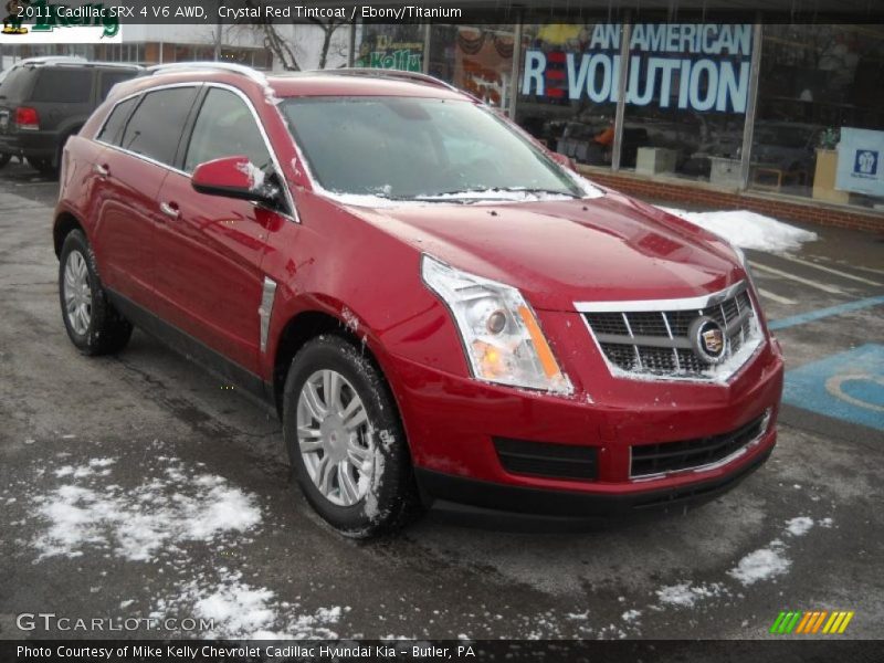 Crystal Red Tintcoat / Ebony/Titanium 2011 Cadillac SRX 4 V6 AWD