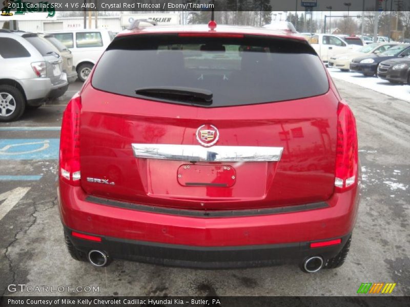 Crystal Red Tintcoat / Ebony/Titanium 2011 Cadillac SRX 4 V6 AWD