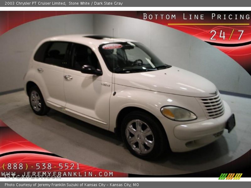 Stone White / Dark Slate Gray 2003 Chrysler PT Cruiser Limited