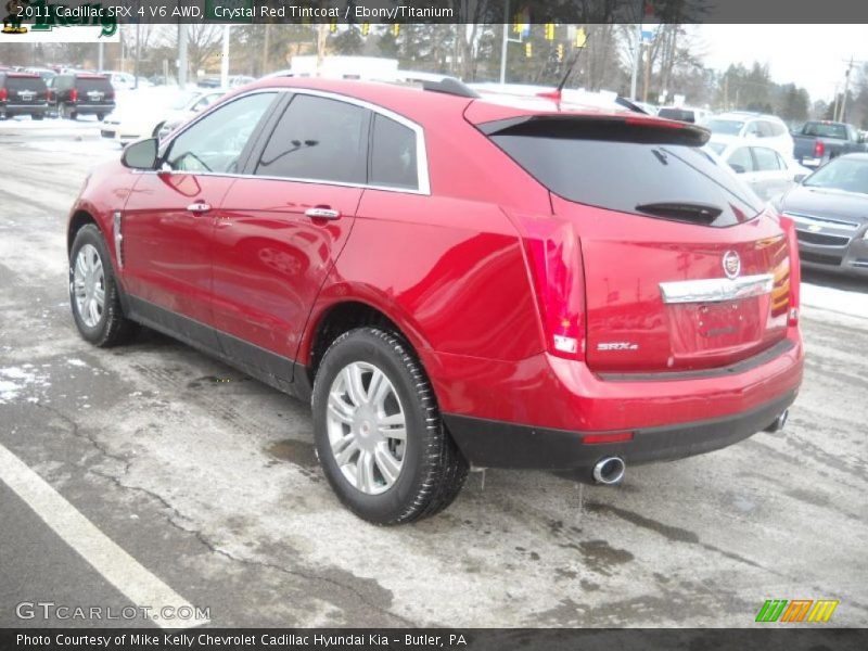 Crystal Red Tintcoat / Ebony/Titanium 2011 Cadillac SRX 4 V6 AWD