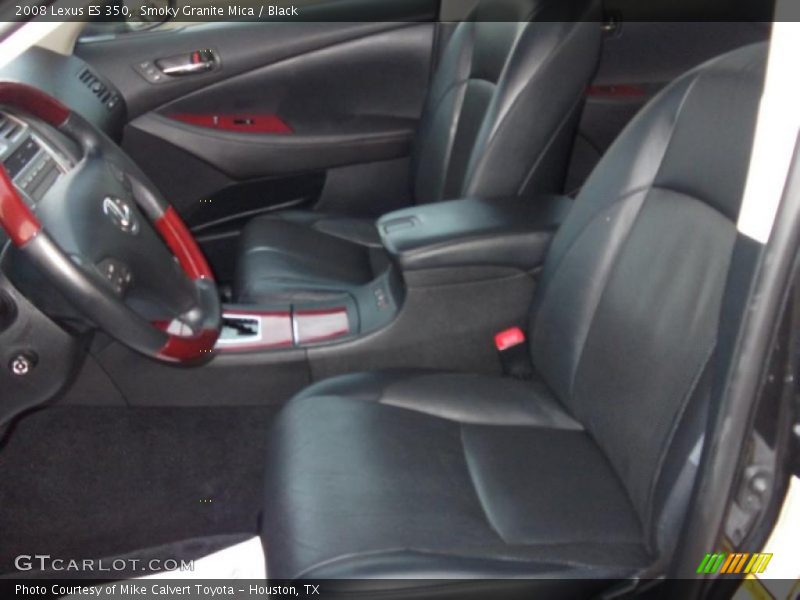 Smoky Granite Mica / Black 2008 Lexus ES 350